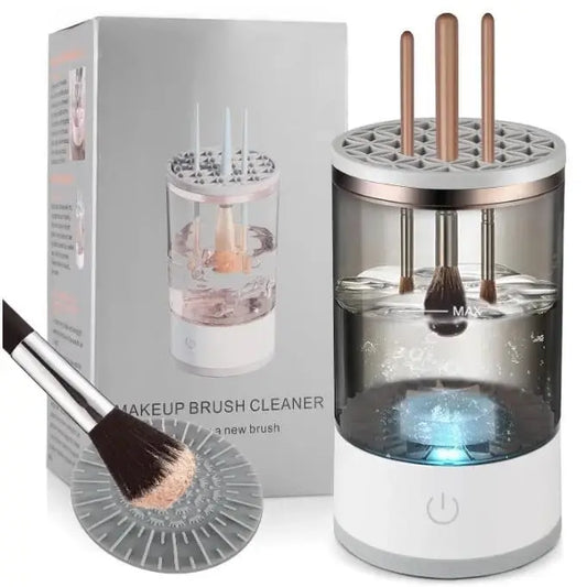 USB Electric Makeup Brush Cleaner Portable 3 In 1 Makeup Brushes Drying Rack Lazy Cleaning Brush Washer Quick Dry Stand Device SLEEKY